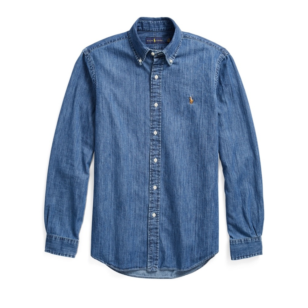 *SOLD* Polo Ralph Lauren Classic Fit Denim Shirt Size L